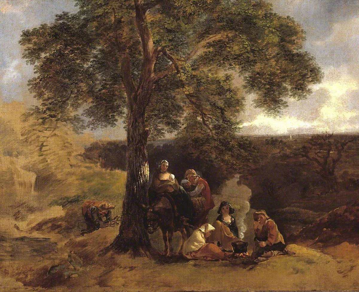 Paesaggio con zingari - Tate Britain, Londra